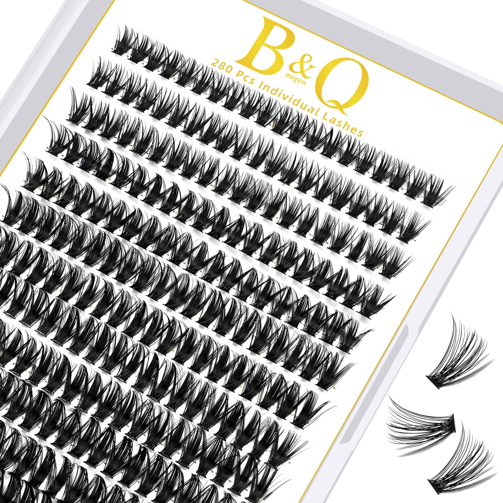 B&Qaugen front tray showing 280 clusters and mixed lengths for DIY benefit