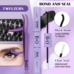 BQaugen lash bond and seal provide a secure finish.