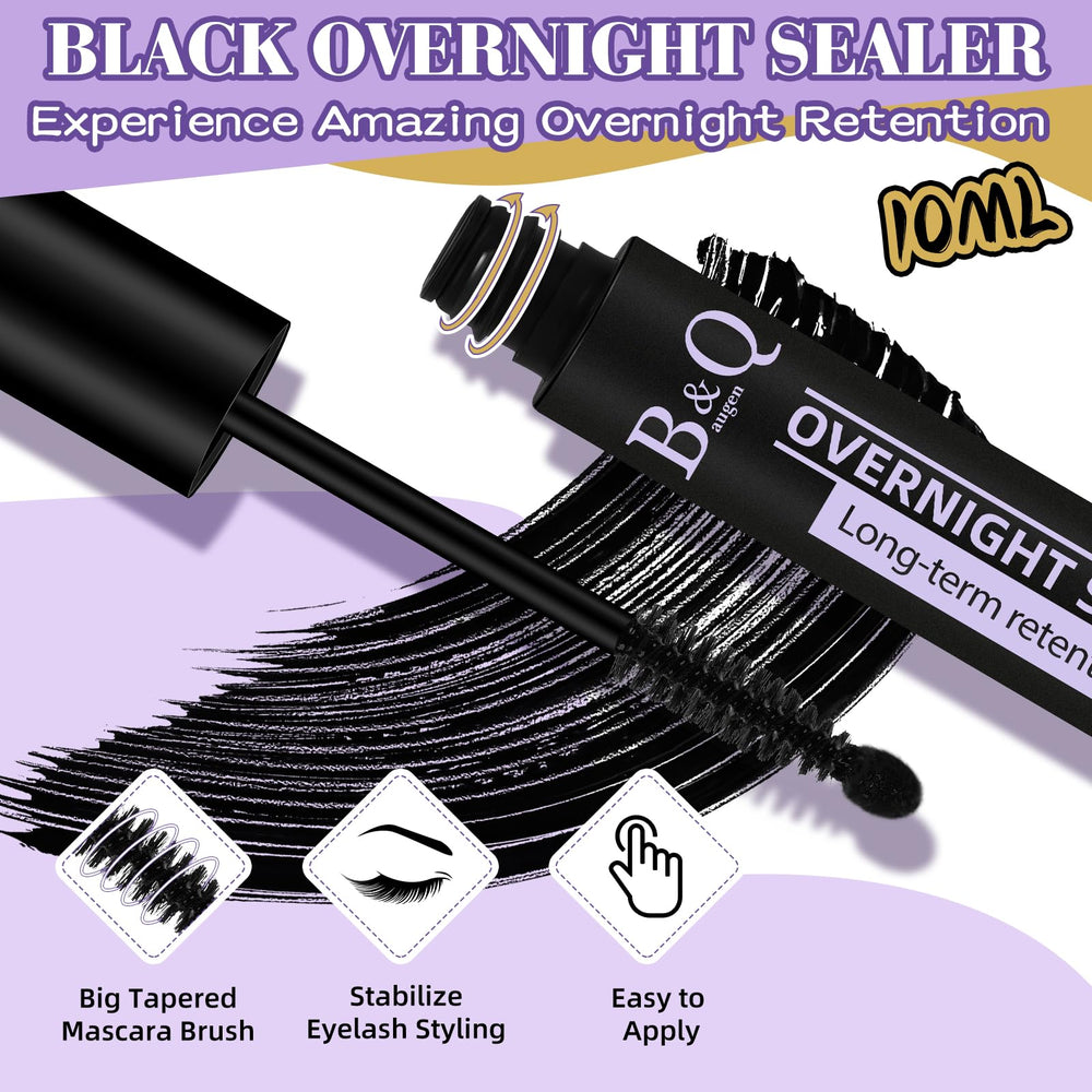 B&Qaugen lash sealer brush detail for precise at-home application