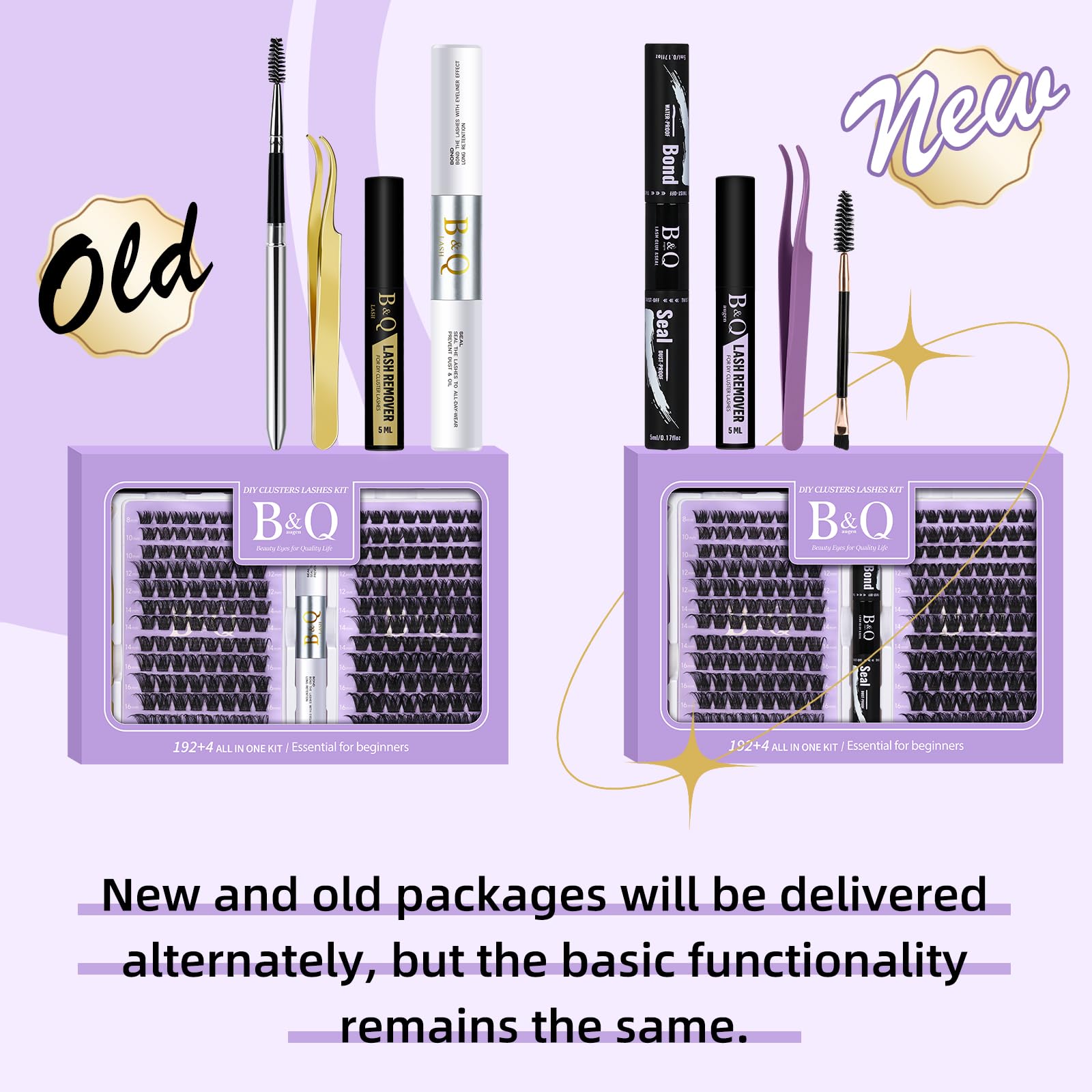 B&Qaugen thinner lash band for gentle wear.
