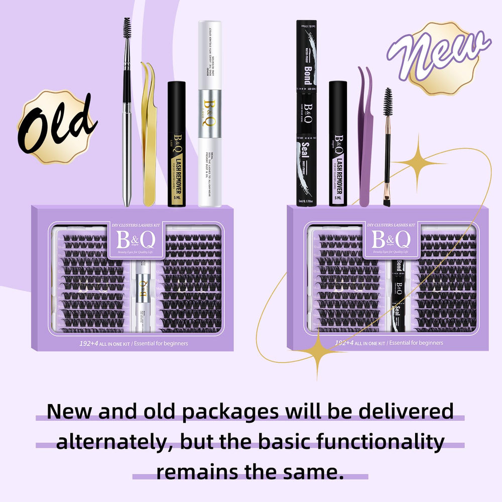 B&Qaugen thinner lash band for gentle wear.