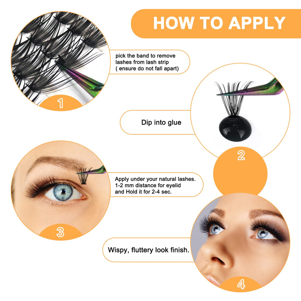 B&Qaugen lashes worn in daily outfit demonstrating subtle lift benefit