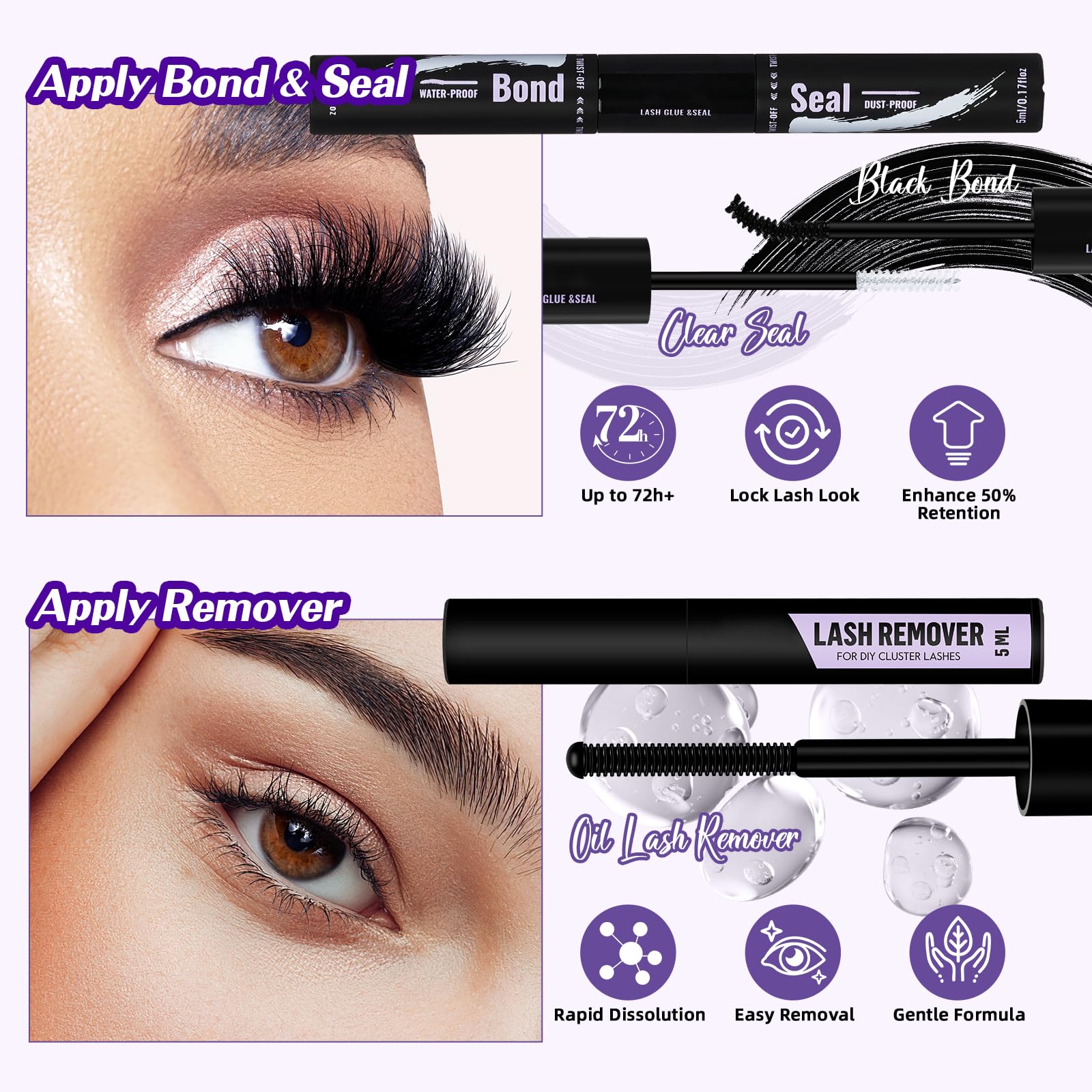 BQaugen non-stick tweezers residue removal for easier cleanup.