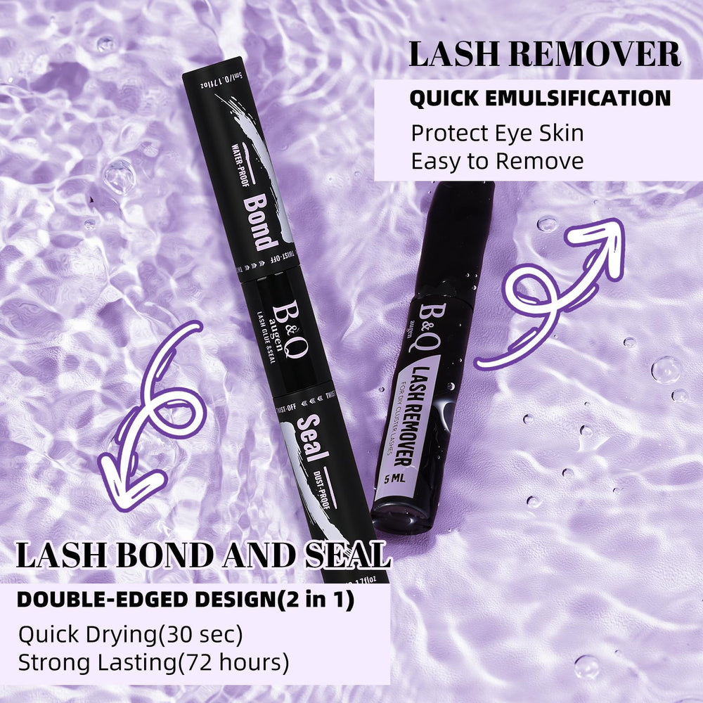 B&Qaugen premium PBT lashes for lightweight comfort.