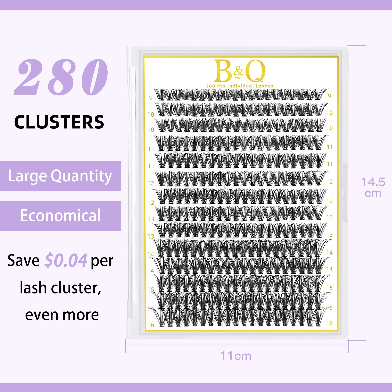 B&Qaugen soft-band lashes for comfortable wear