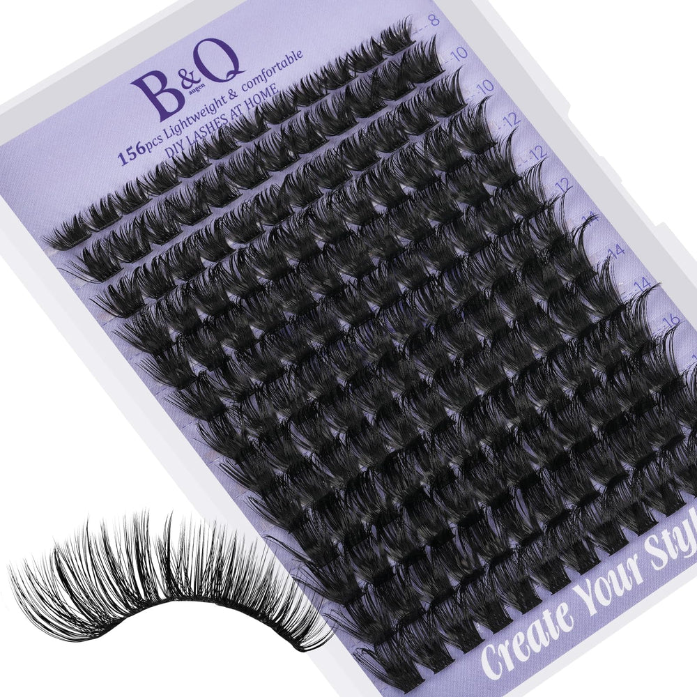 B&Qaugen Wispy Lash Clusters box—bulk supply for versatile lash looks