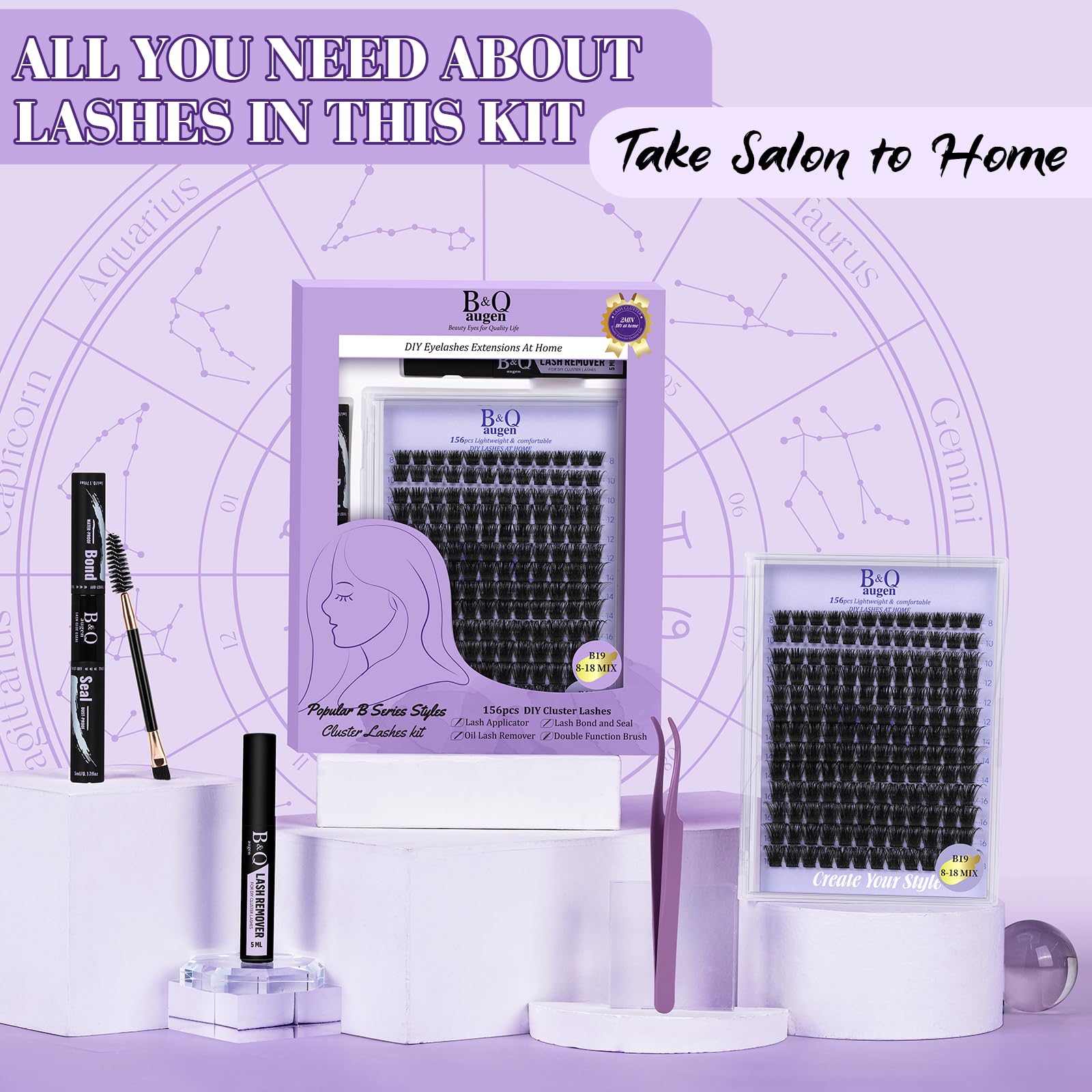 B&Qaugen Wispy Lash Clusters Kit B19 after-sales service—support when needed