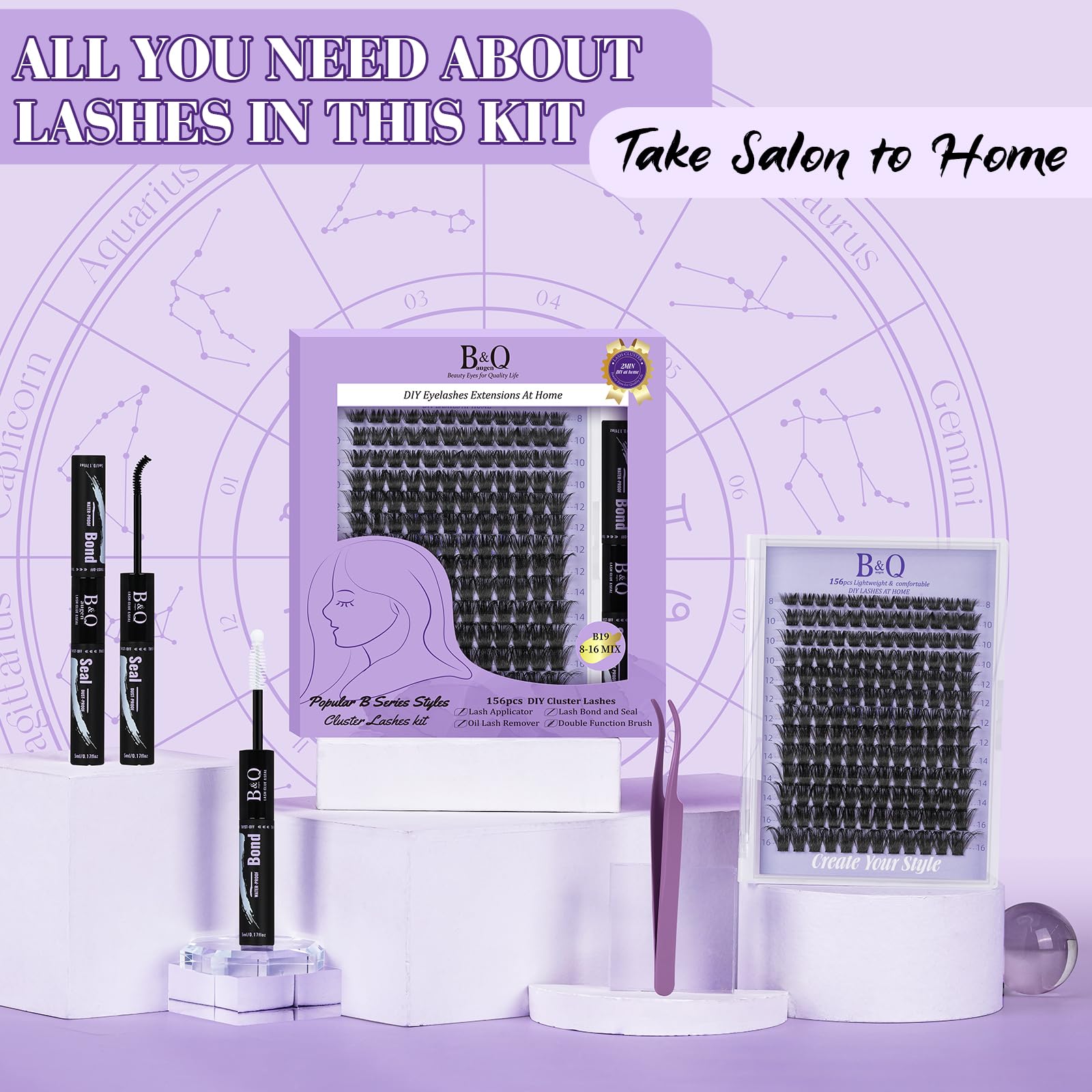 B&Qaugen Wispy Lash Clusters Kit B19 after-sales service—support when needed