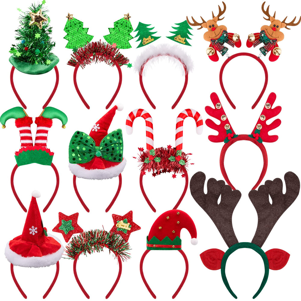 BQTQ Christmas headbands reindeer style for festive photos and playful styling.