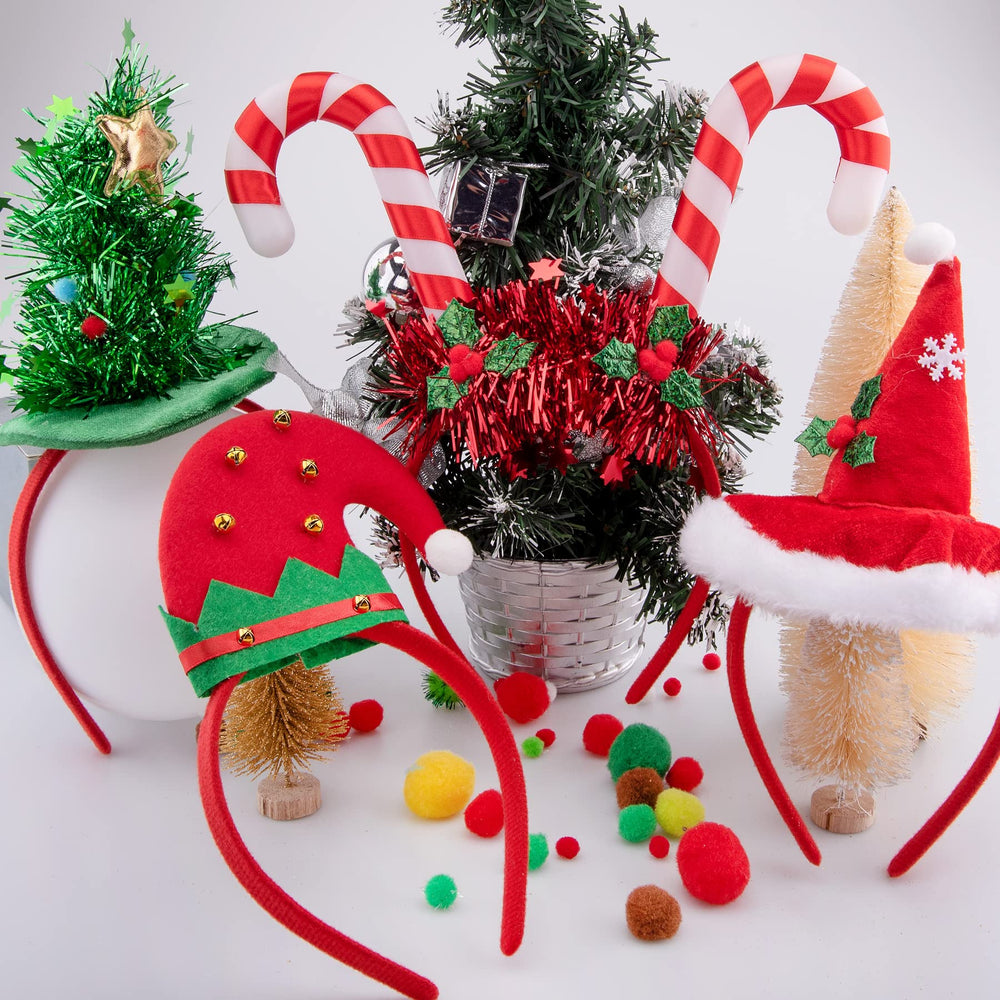 BQTQ Christmas headbands spiral hat style delivers bold seasonal flair.