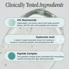 Brandefy No Needles lightweight texture appearing non sticky on skin.
