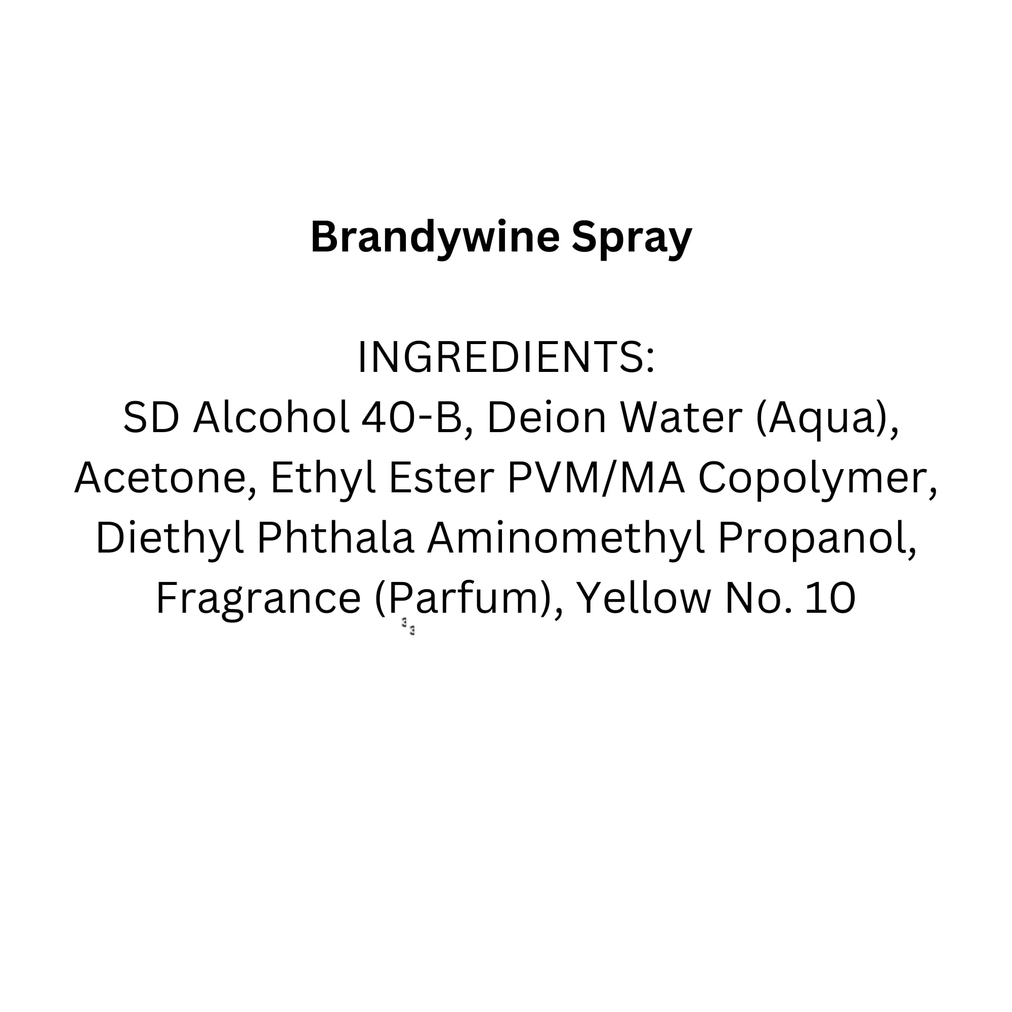 Brandywine non-aerosol wig spray repeated use keeps wigs fresh between wears.