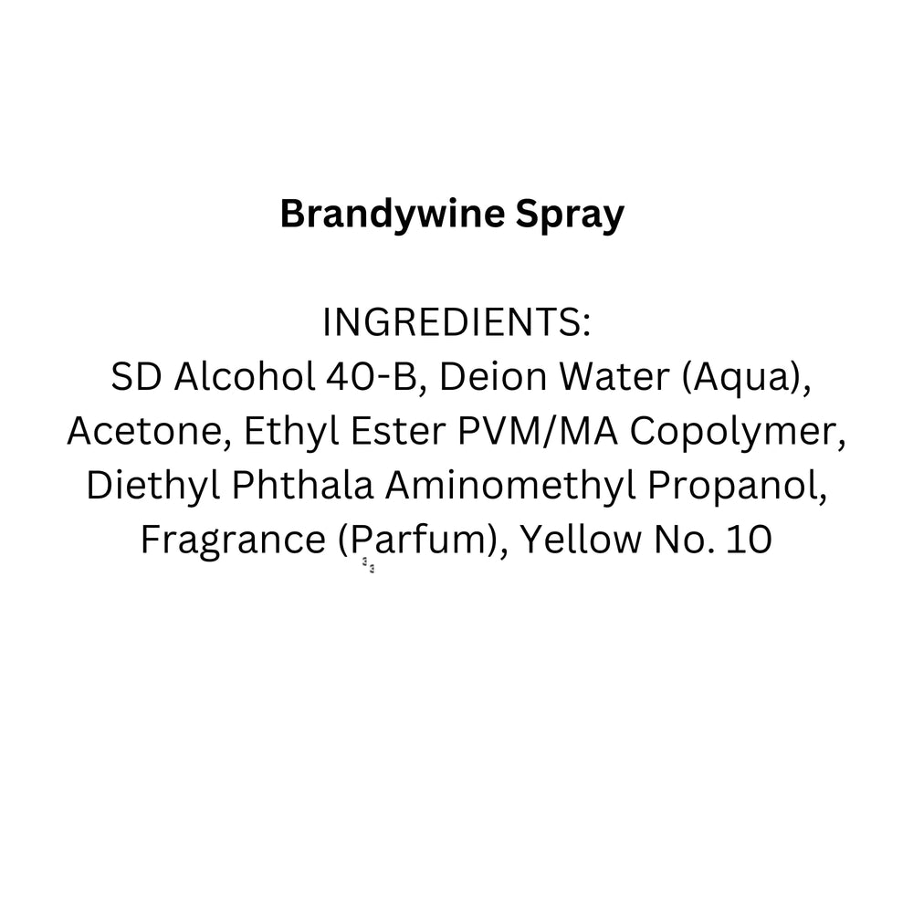 Brandywine non-aerosol wig spray repeated use keeps wigs fresh between wears.