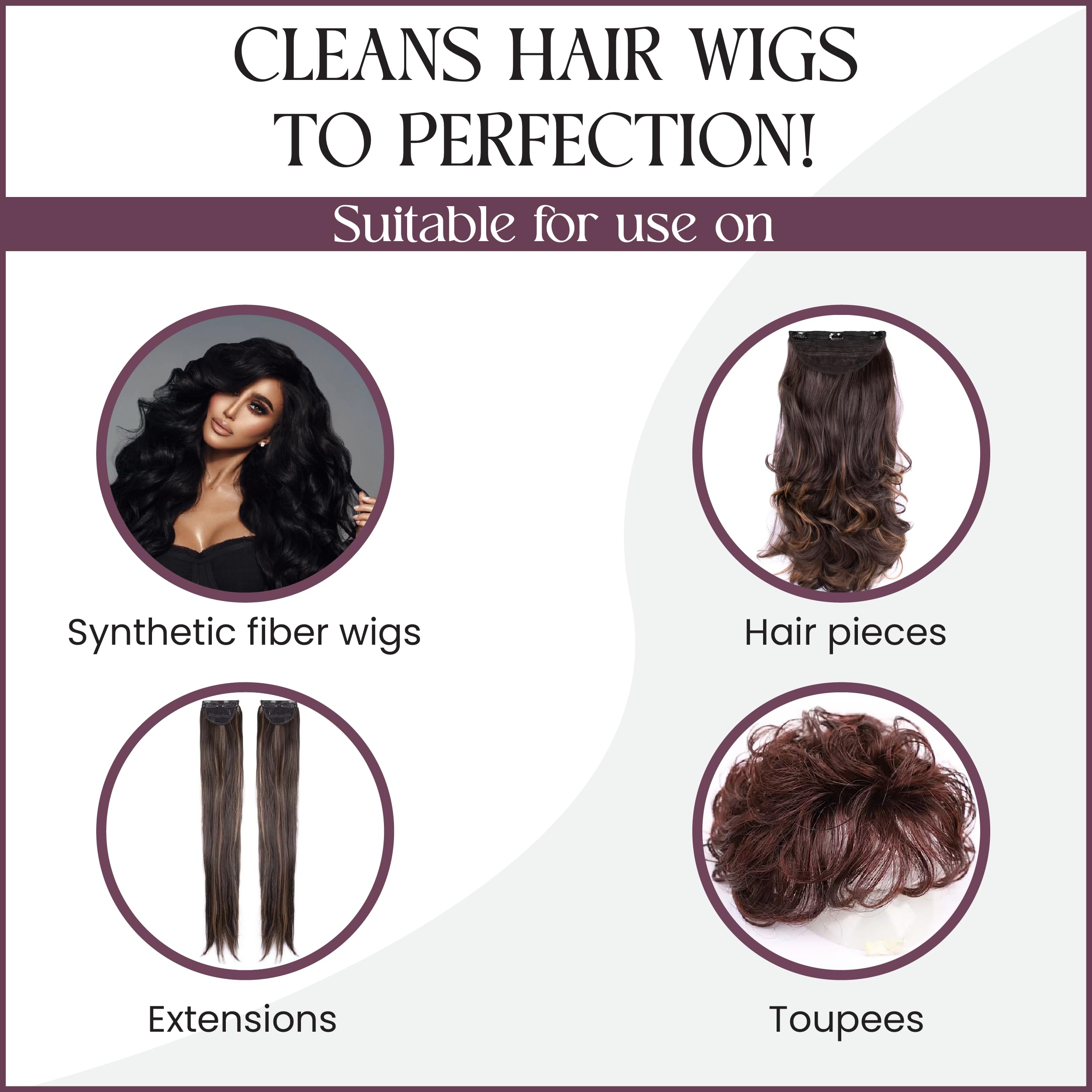 Brandywine Non Static Shampoo rich-lather on fibers delivers clean, glossy results.