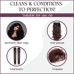 Brandywine wig care bundle packaging highlights value and quick-care routine.