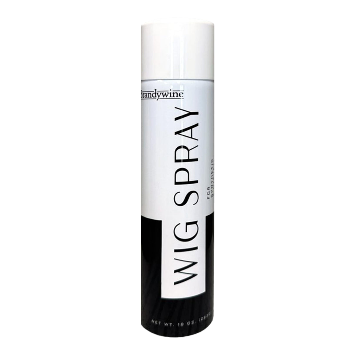Brandywine Wig Spray aerosol can closeup with lightweight finish for wigs