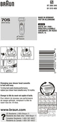 Braun Pulsonic foil and cutter image highlights durable components for consistent trimming.