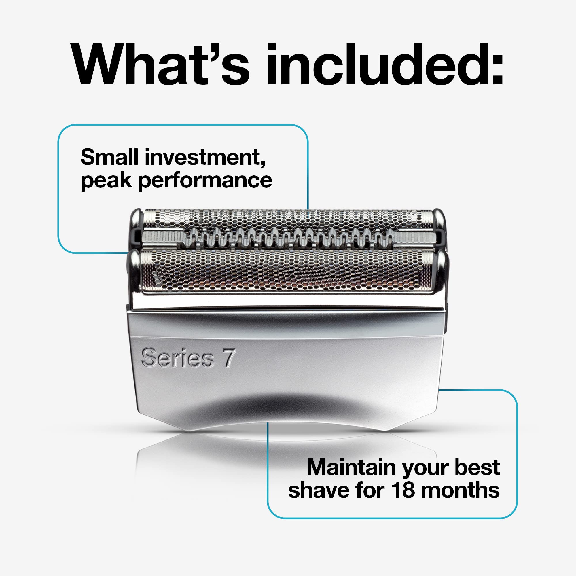 Braun Series 7 cassette inside view shows precision blades