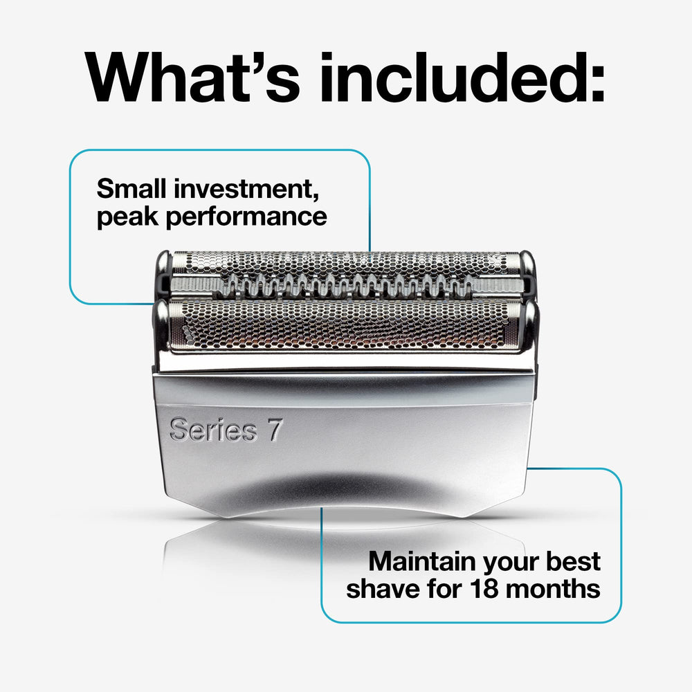 Braun Series 7 cassette inside view shows precision blades