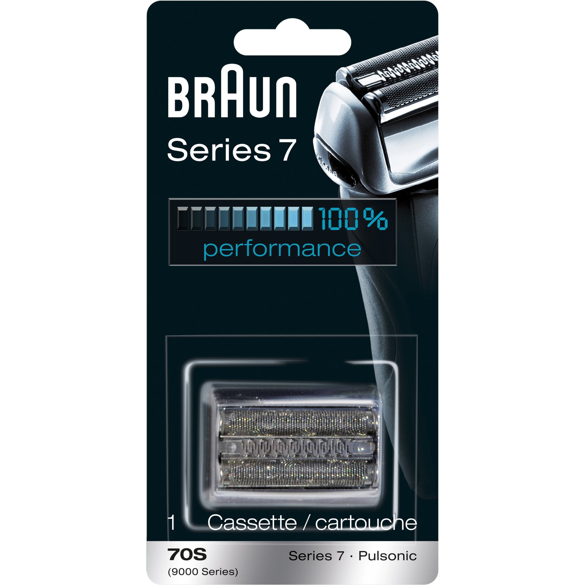 Braun Series 7 70S compatibility diagram highlights supported models