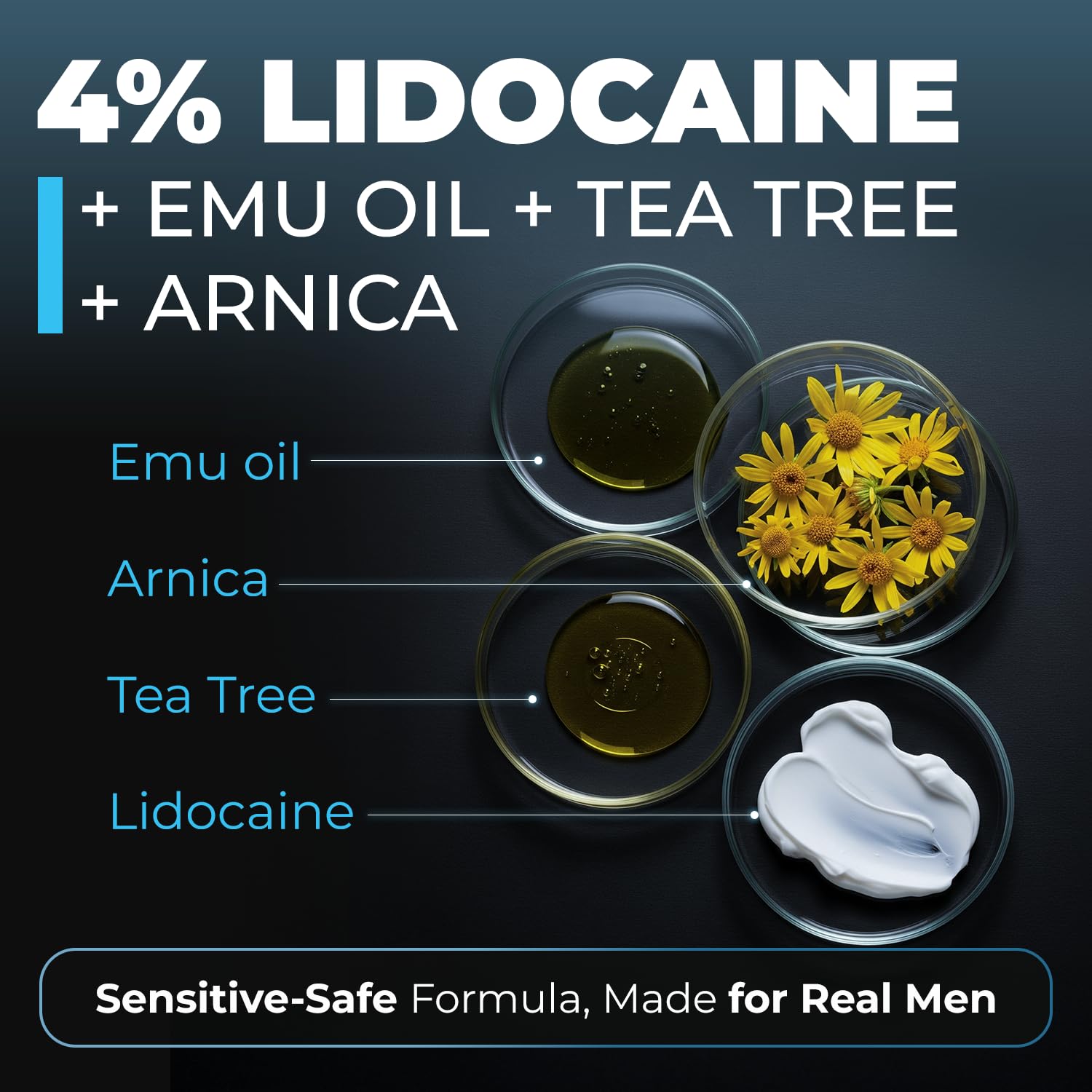Bravado Labs Delay Cream application dab highlights easy use and quick absorption.