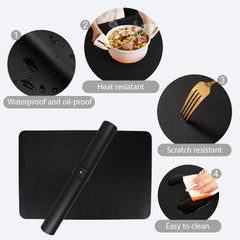 BRAVIKERLY Nail Art Table Mat spans 60x40cm for ample tool space.