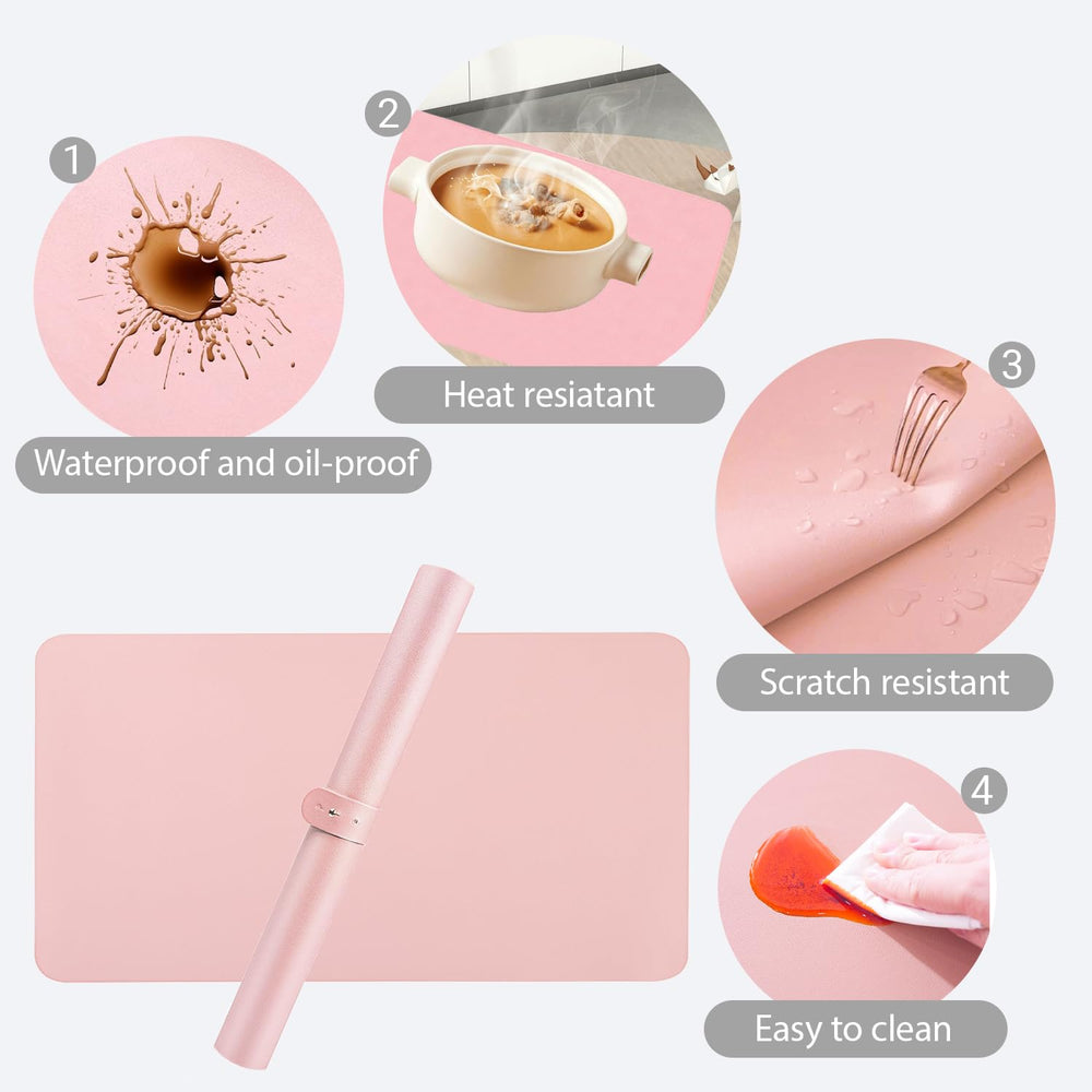 BRAVIKERLY Nail Table Pad anti-slip keeps tools in place during work.