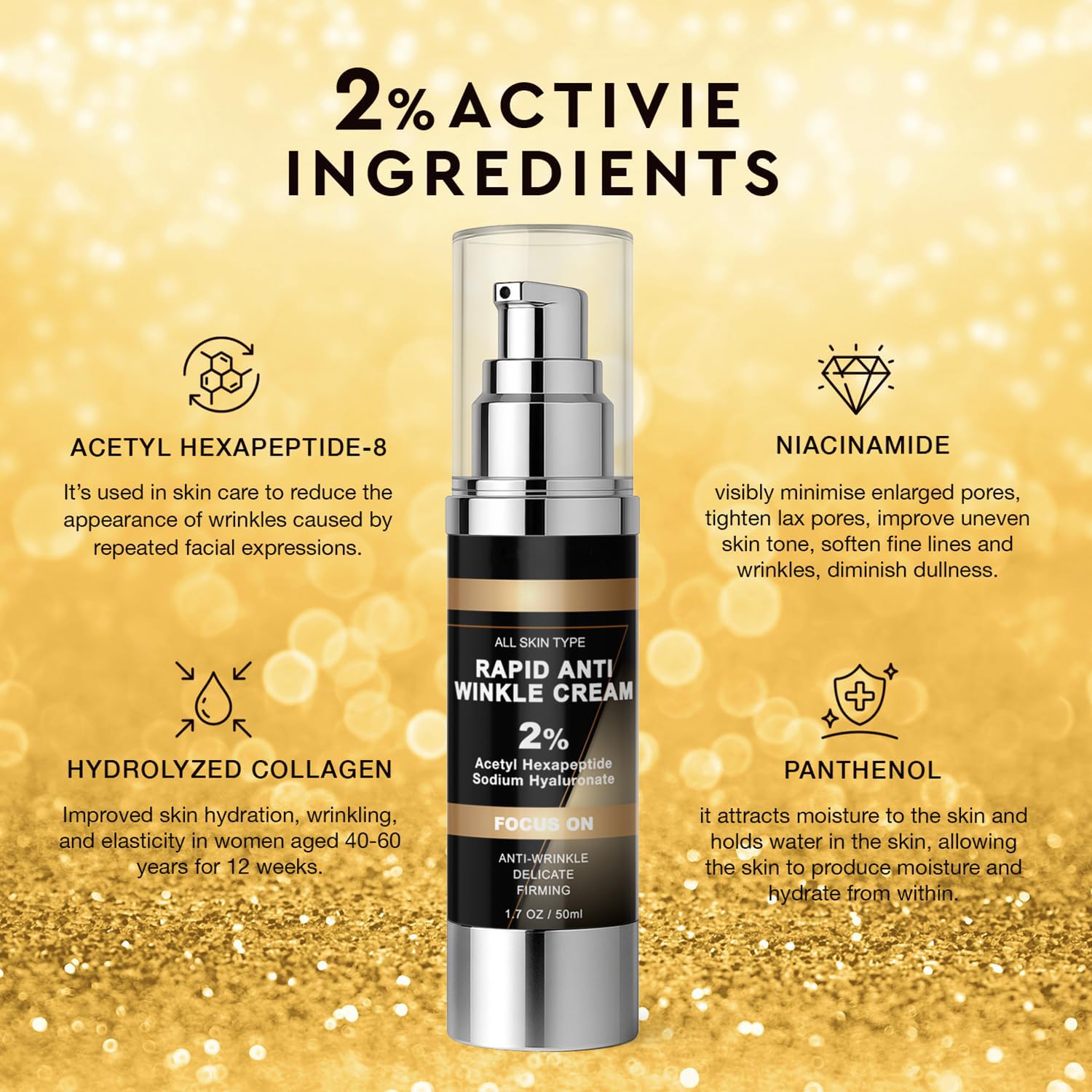 Breavo Wrinkle Cream texture spread demonstrates quick absorption and non-greasy feel.