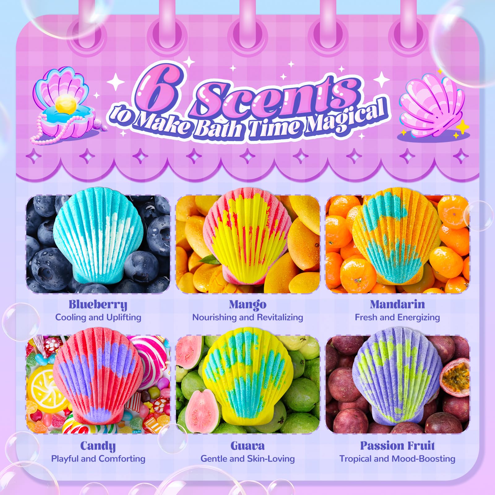 BreezeDream Unicorn shell bath bomb reveals a toy for imaginative play.