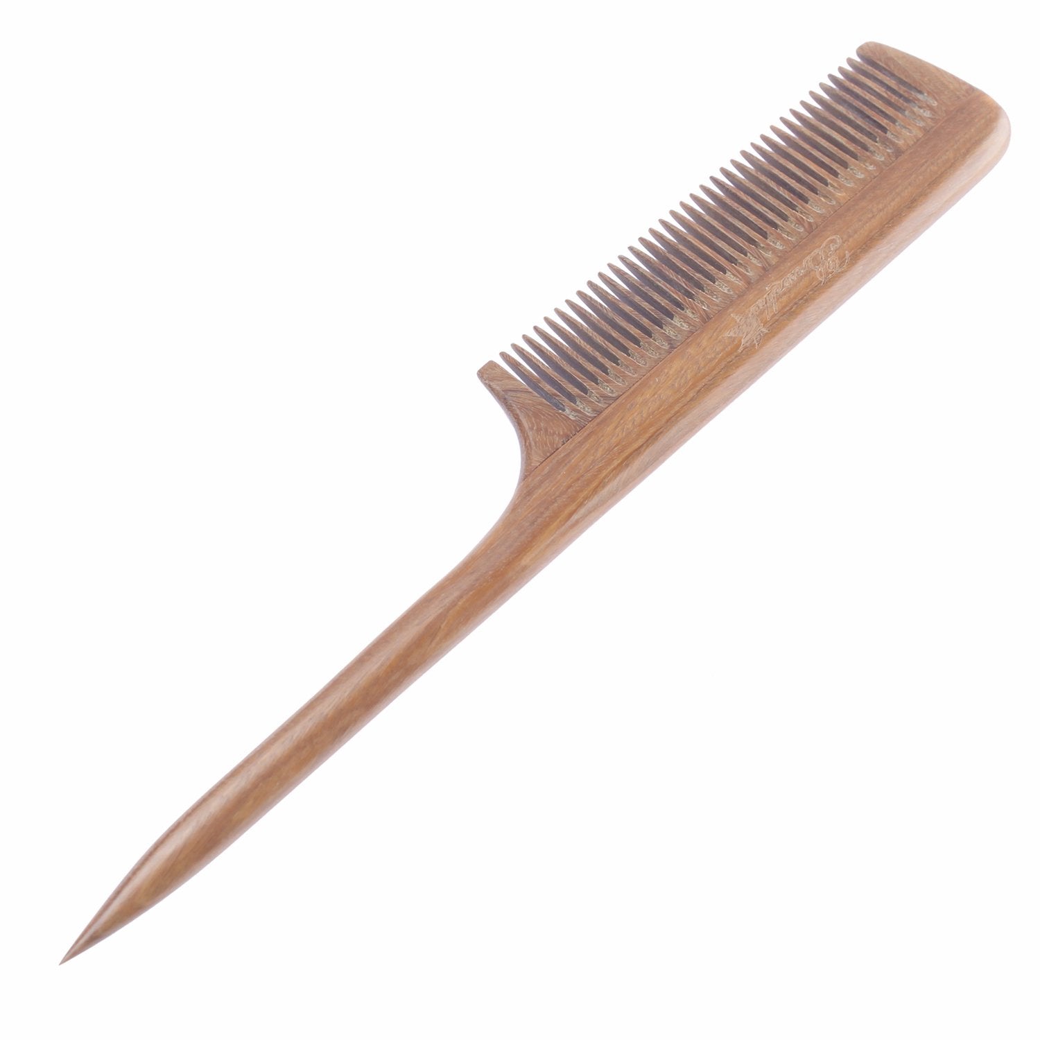 Breezelike no-static hair comb demonstrates frizz-free styling