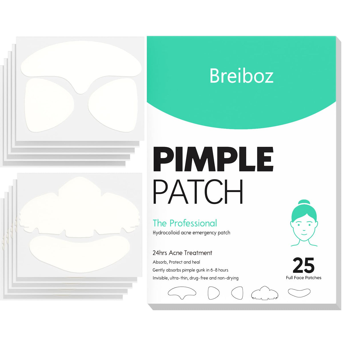 Breiboz full-face patches on skin show strong adhesion for overnight use