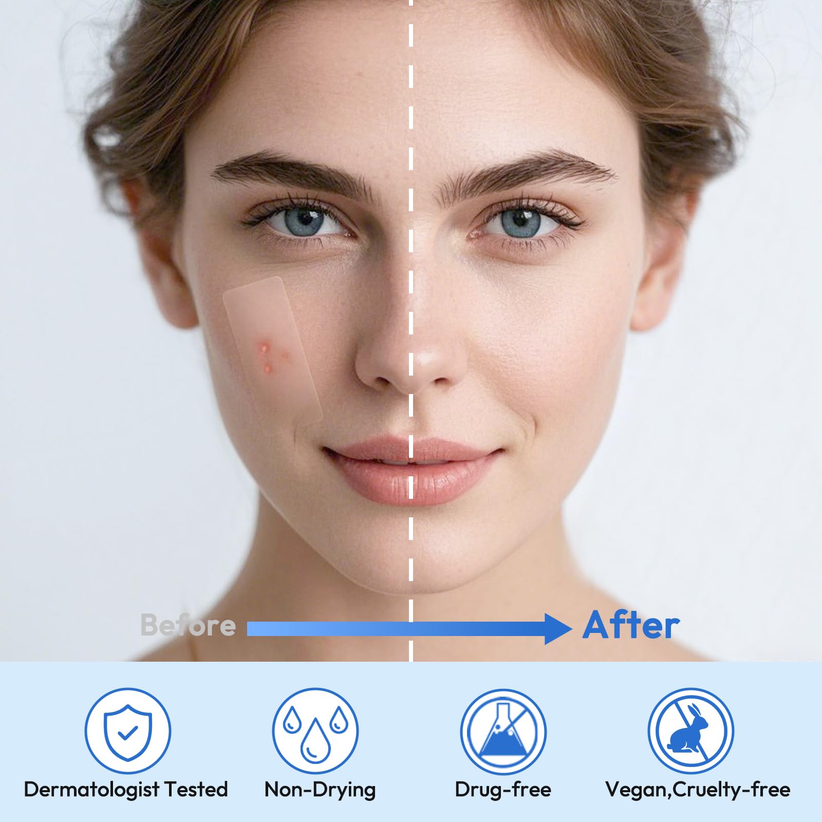Breiboz salicylic acid patch demonstrates pore penetration for clearer skin