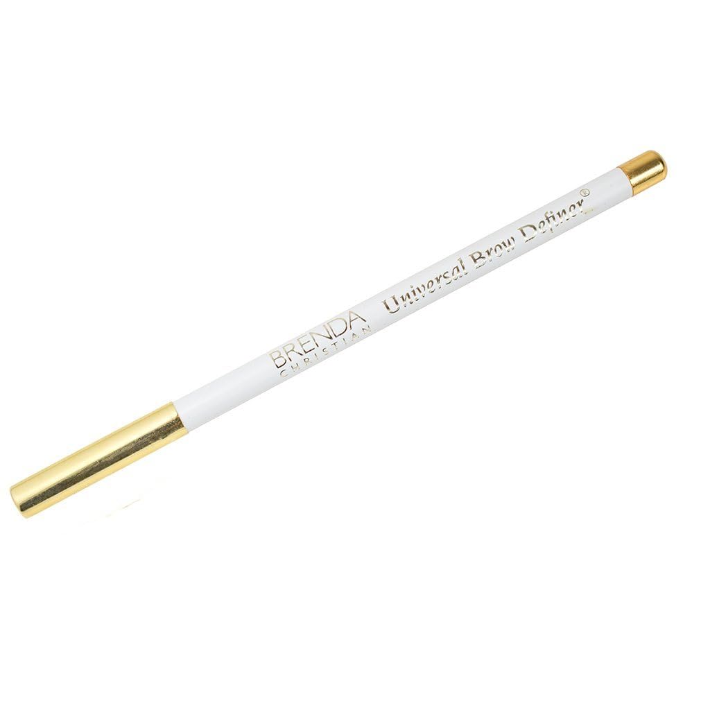 Brenda Christian Universal Brow Definer tube showing natural color match for all brow tones.