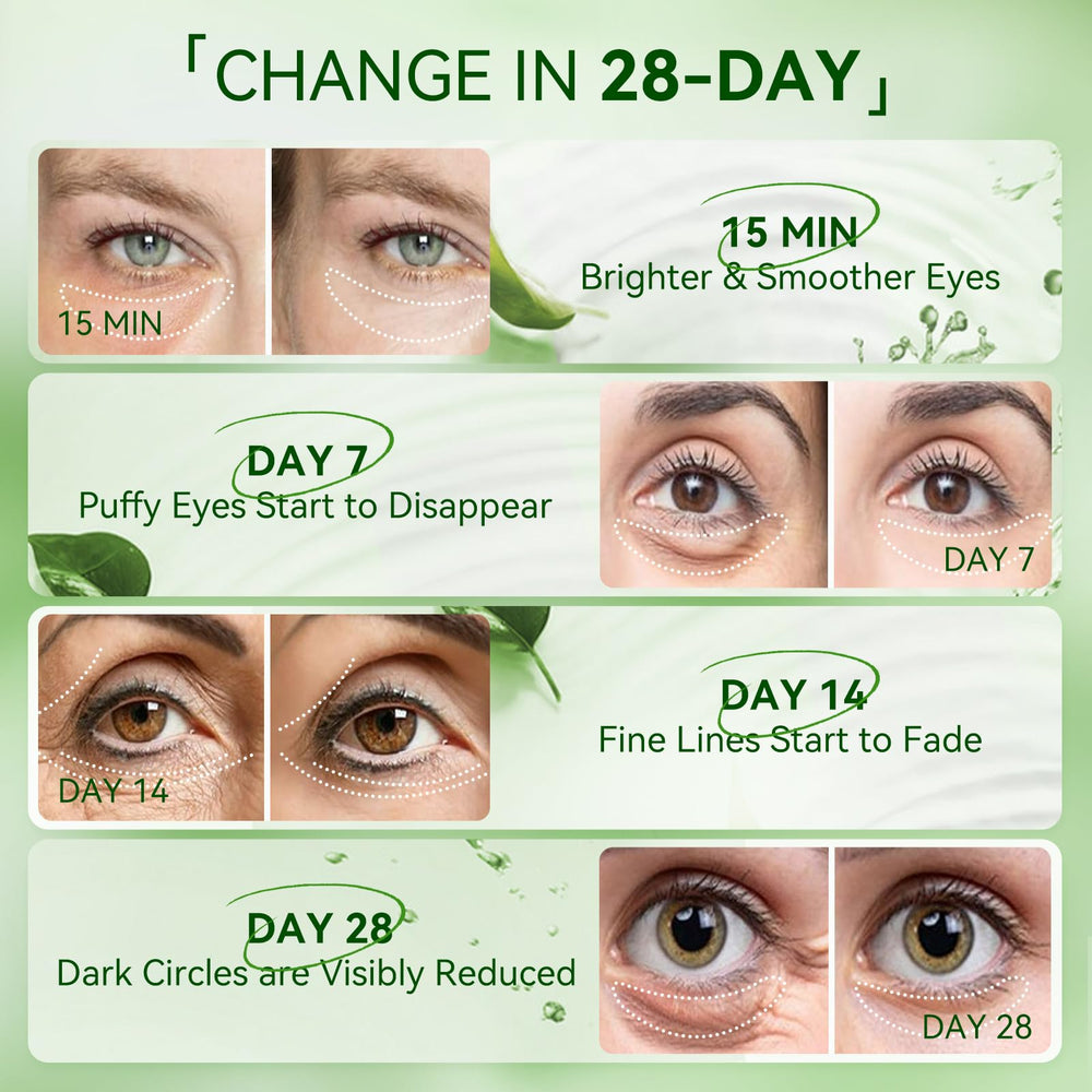 Breylee Aloe Vera Eye Masks after-use glow and refreshed under-eyes.