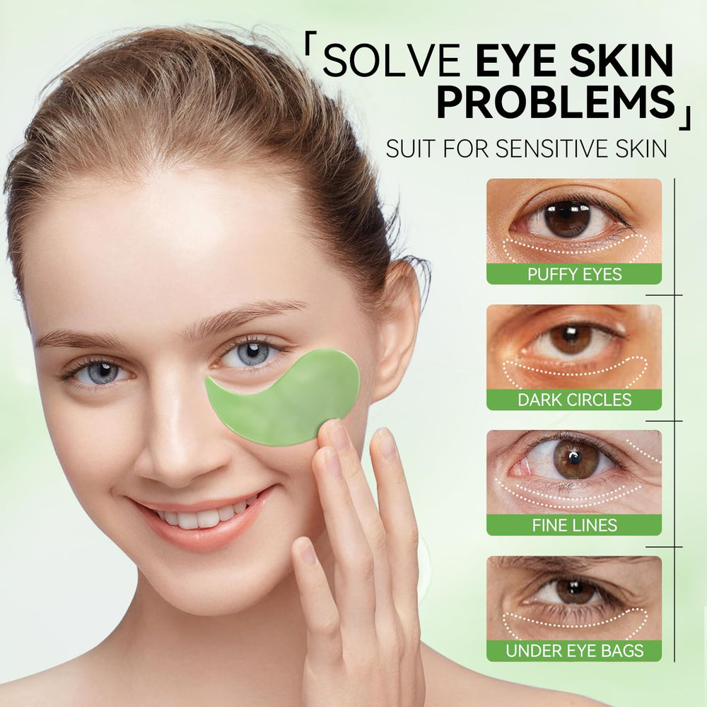 BREYLEE Aloe Vera Eye Masks for morning routine wakefulness.