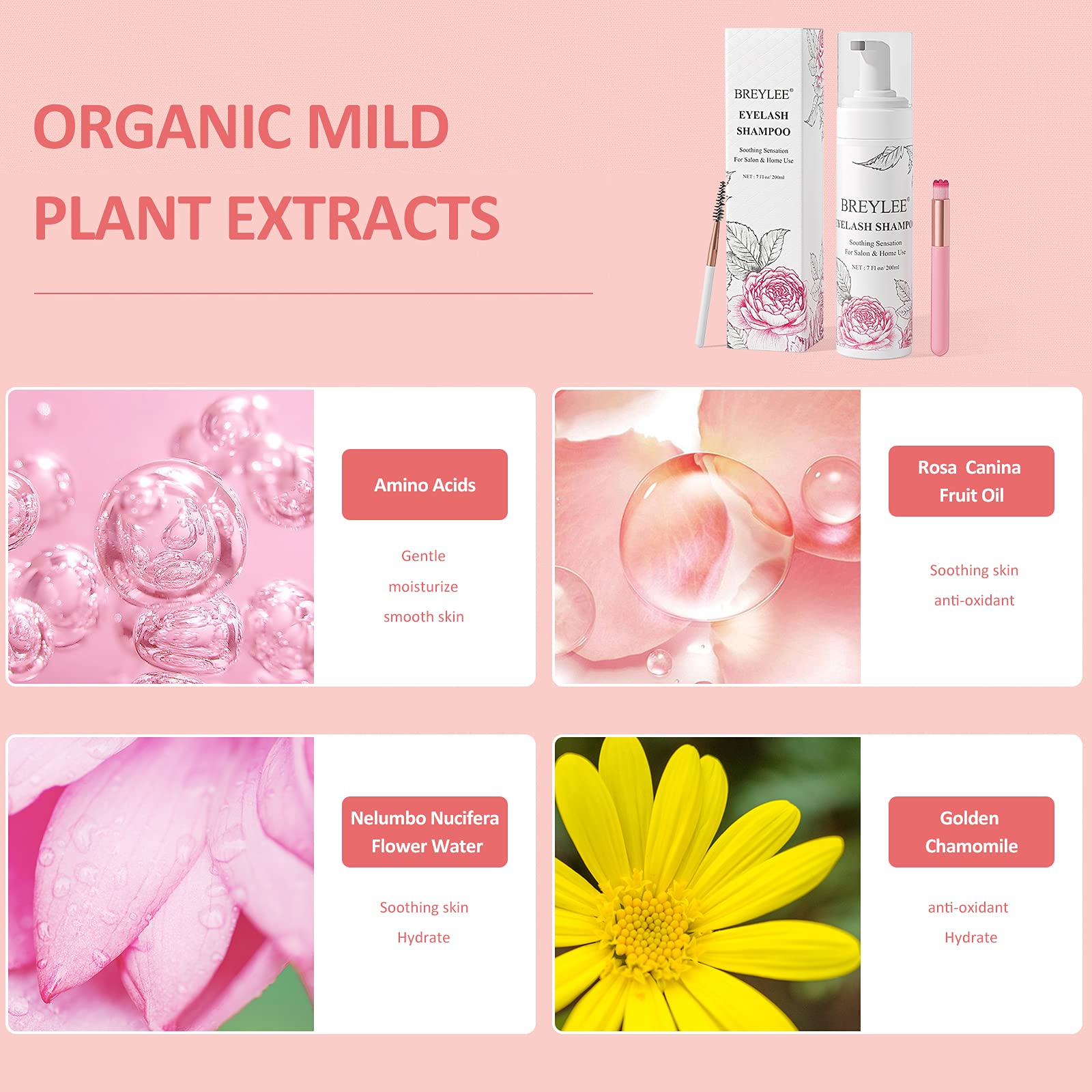 Breylee cleanser cap closeup emphasizes 200ml capacity