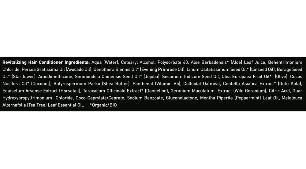 Brickell Daily Revitalizing Conditioner ingredients highlight hydrolyzed protein and silk for strength and shine.