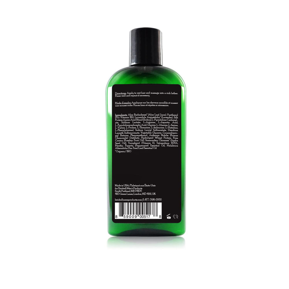 Brickell Daily Strengthening Shampoo lather forming rich foam for thorough cleansing