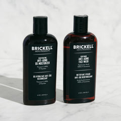 Brickell Hyaluronic Acid visual showcases moisture retention for plumper-looking skin.