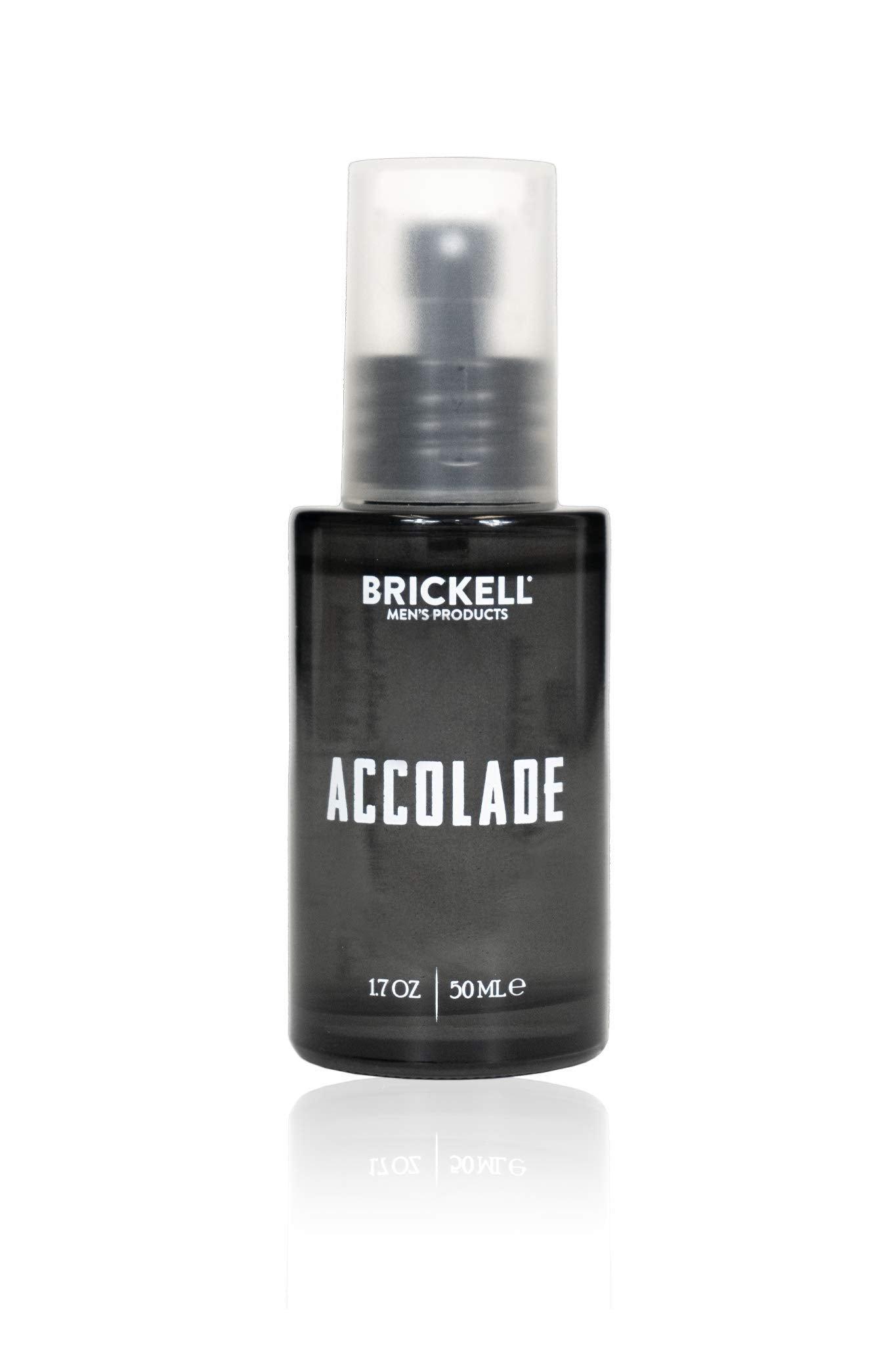 Brickell Men's Accolade bergamot-cedarwood-sandalwood image showcases a sophisticated scent profile for daily confidence.