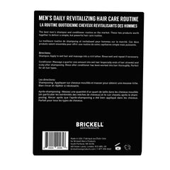 Brickell Men's shampoo lather closeup showcases cooling tea tree aroma for refreshing cleanse.