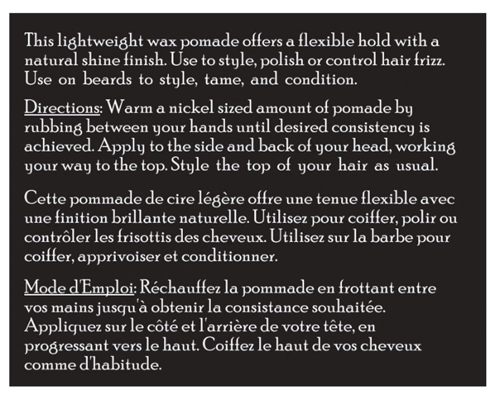 Brickell Men's pomade jar styled look for a polished appearance.