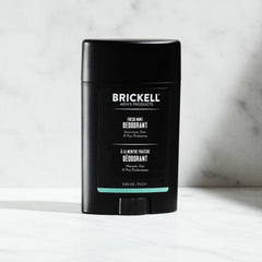 Brickell Men's Natural Deodorant arrowroot soothing underarm skin