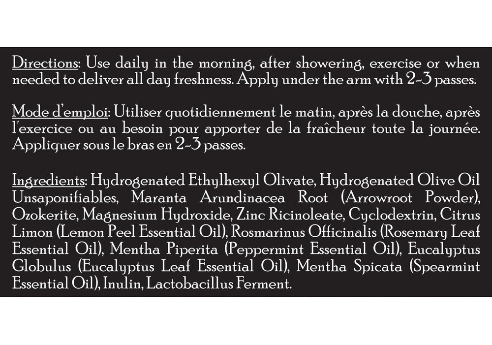 Brickell Men's Natural Deodorant 2.65-ounce packaging suited for travel