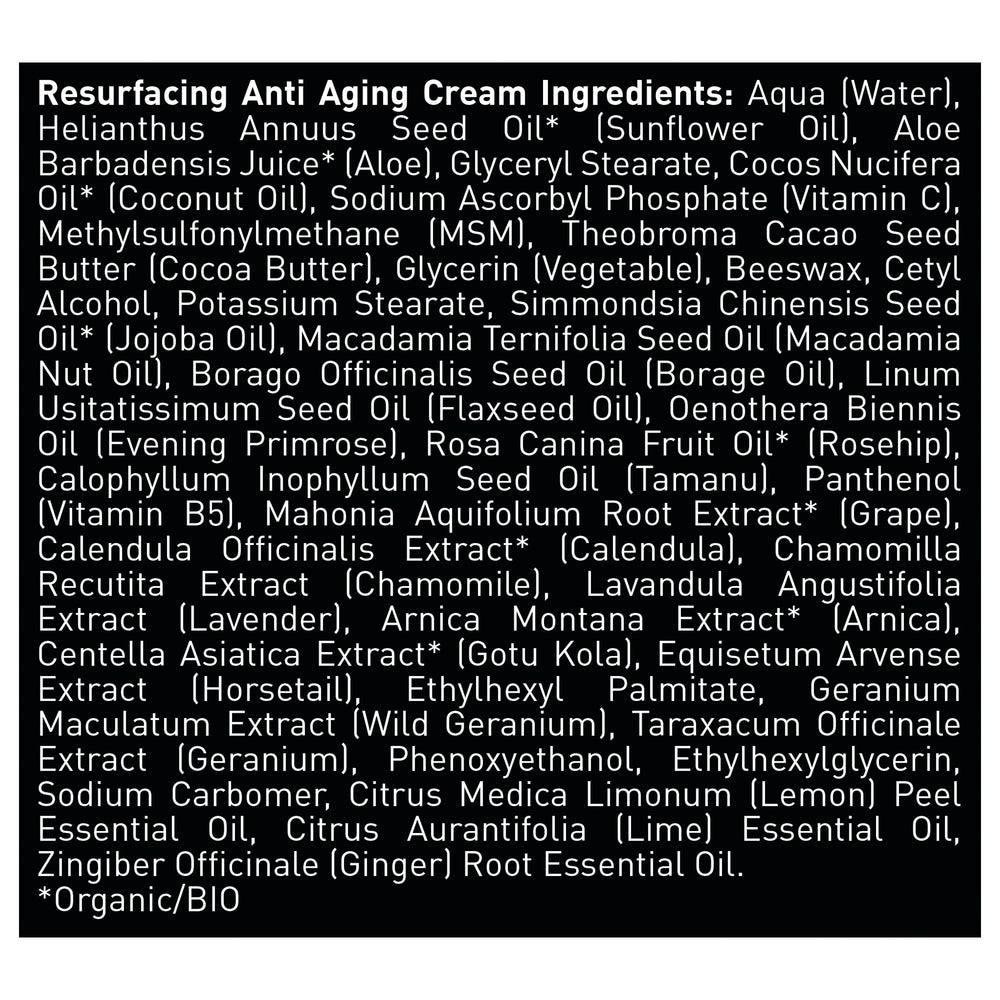 Brickell Men's natural organic ingredients label highlights aloe, vitamin C, and green tea for skin health.
