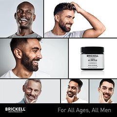 Brickell Vitamin C cream texture close-up highlighting brightening potential.
