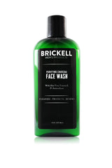 Brickell Men's Purifying Charcoal Face Wash bottle for refreshing daily cleanse and oil control