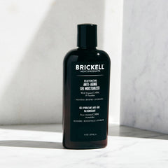 Brickell Men's Rejuvenating Gel Moisturizer ingredients spotlight vitamin C MSM peptides for firmer skin