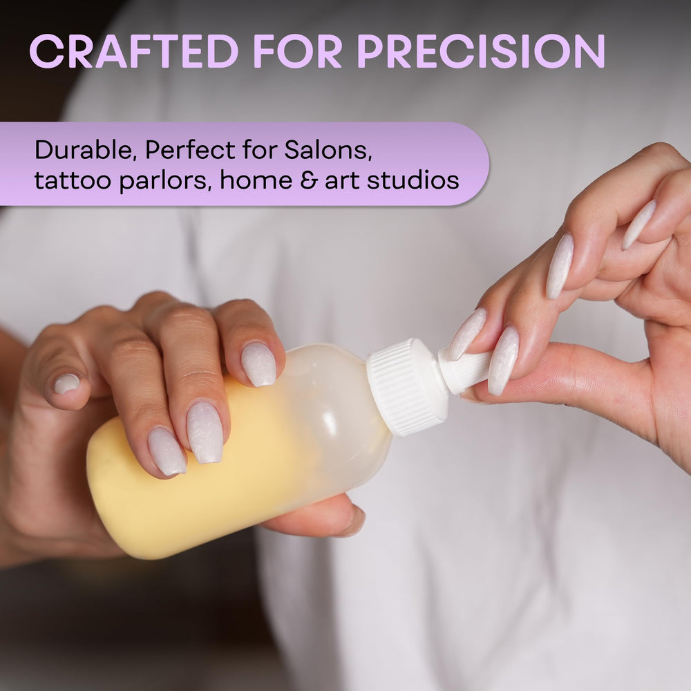 BrightFrom clear squeeze bottle ideal for lotions and paints at home.