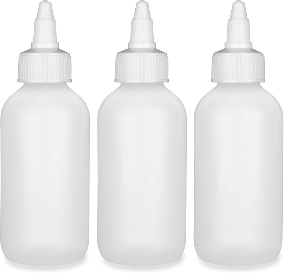BrightFrom twist-top bottle dispersing precise 4oz portions for controlled applications.